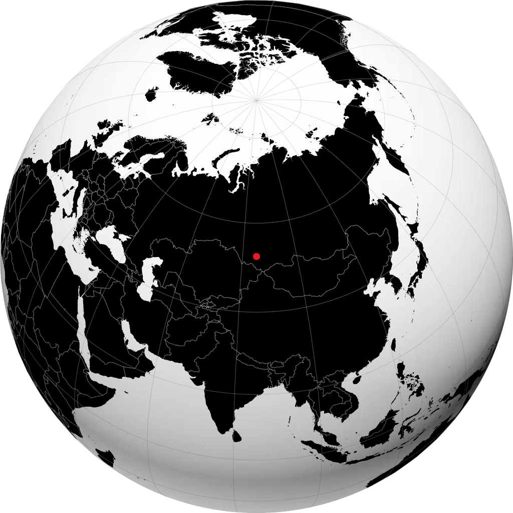 Biysk en el globo