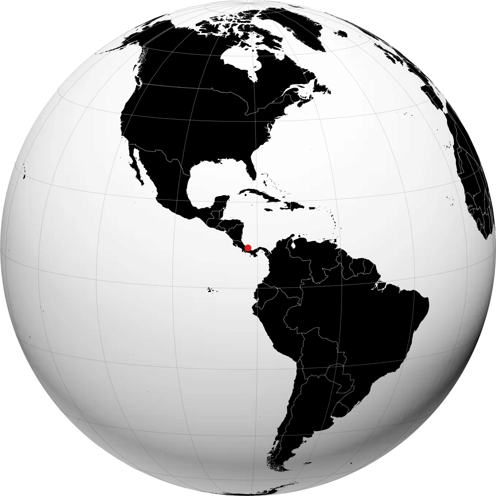 Bocas Town en el globo
