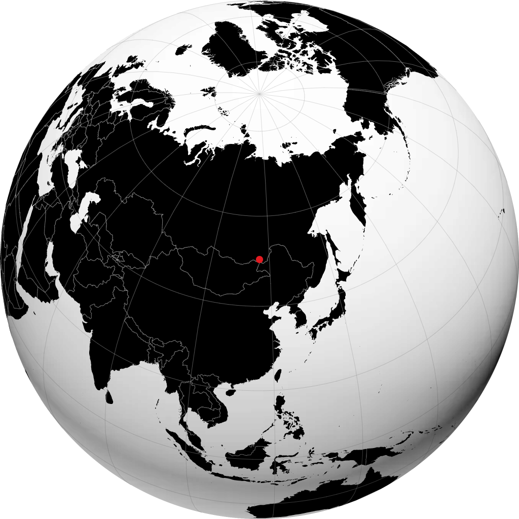 Borzya en el globo
