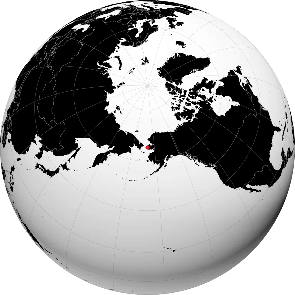 Brevig Mission en el globo