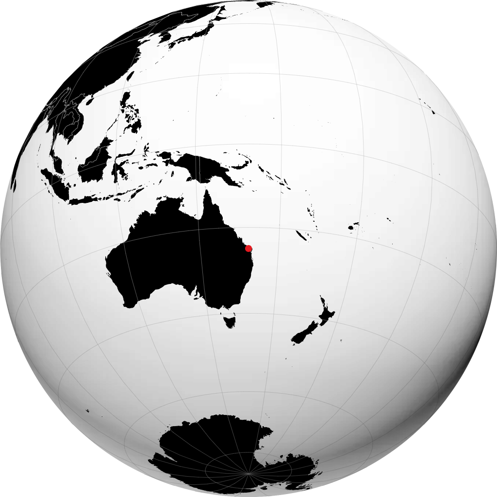 Bundaberg en el globo