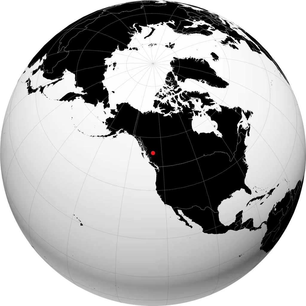Burns Lake en el globo