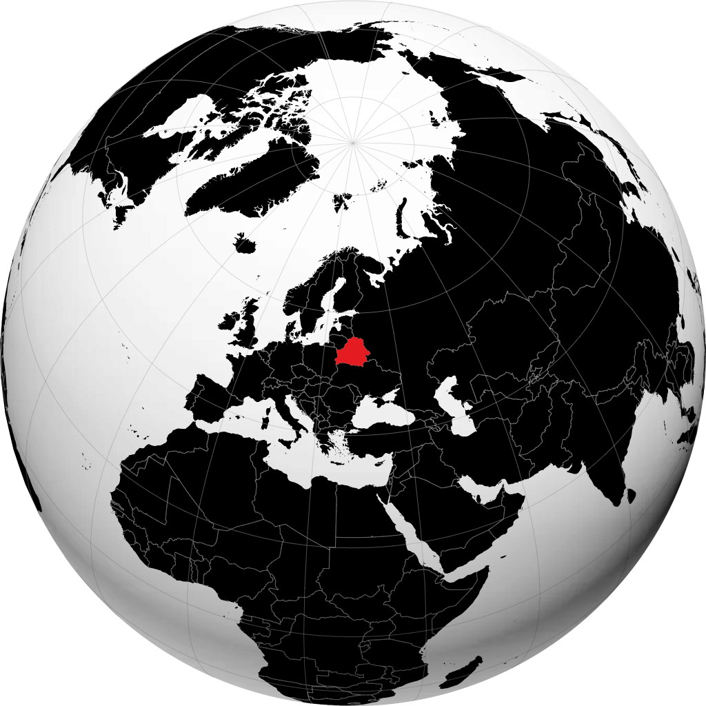Bielorrusia en el globo