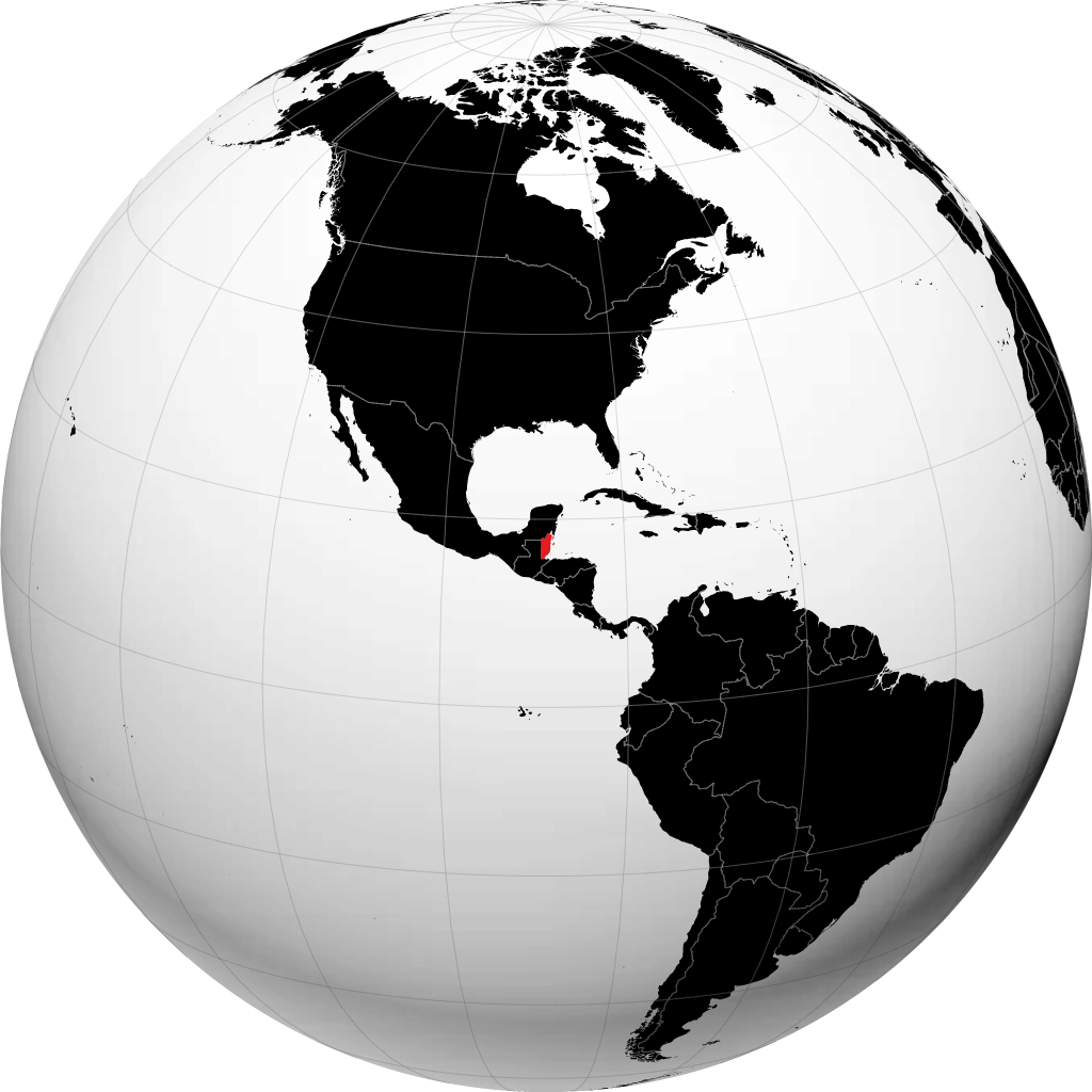 Belice en el globo