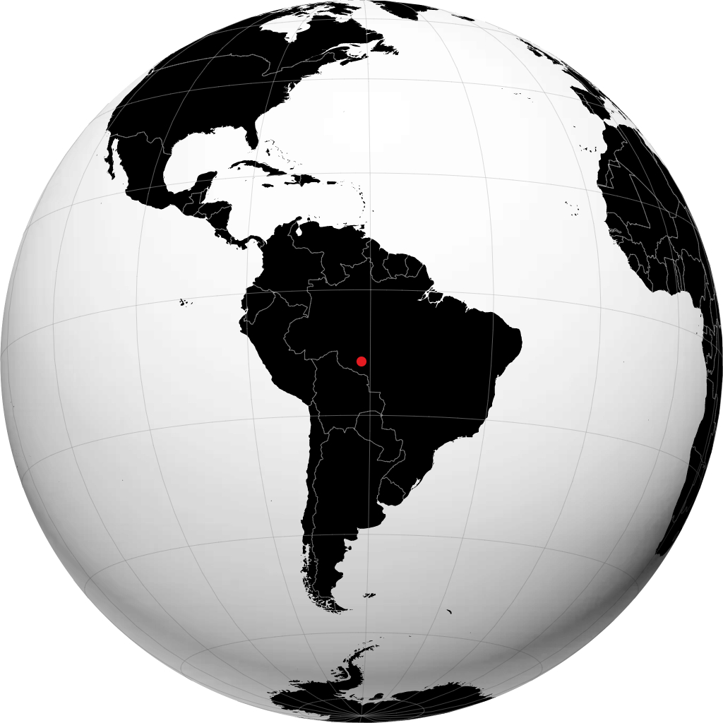 Cacoal en el globo