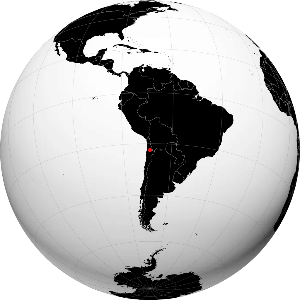 Calama en el globo