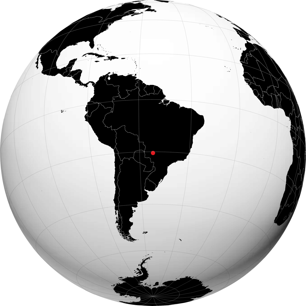 Campo Grande en el globo