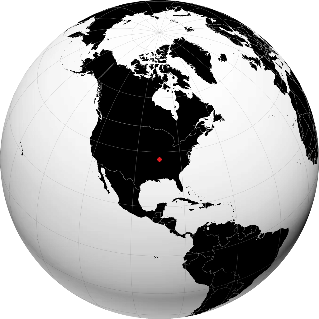 Cape Girardeau en el globo