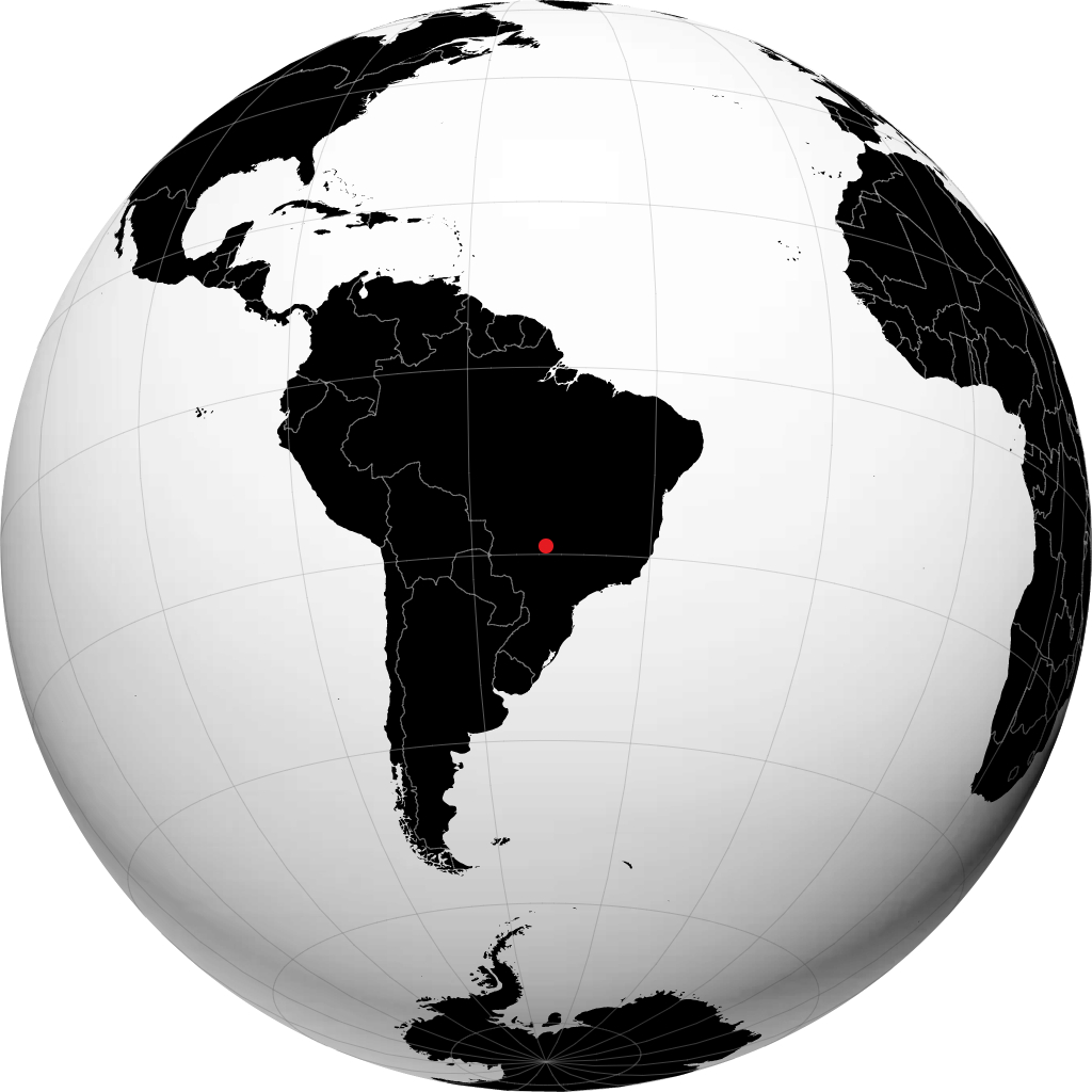 Cassilândia en el globo