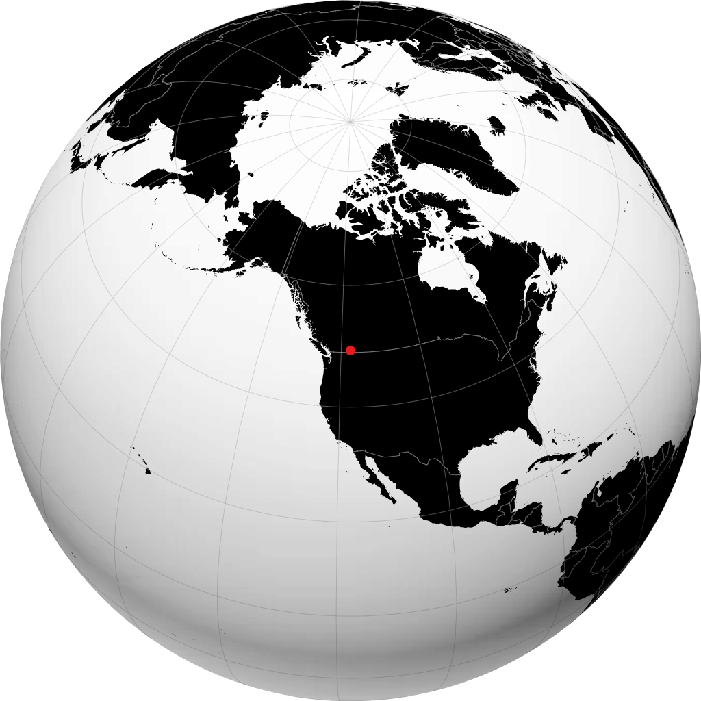 Castlegar en el globo