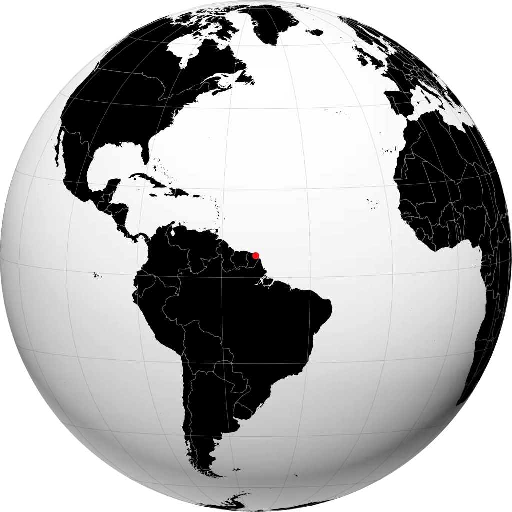 Cayena en el globo