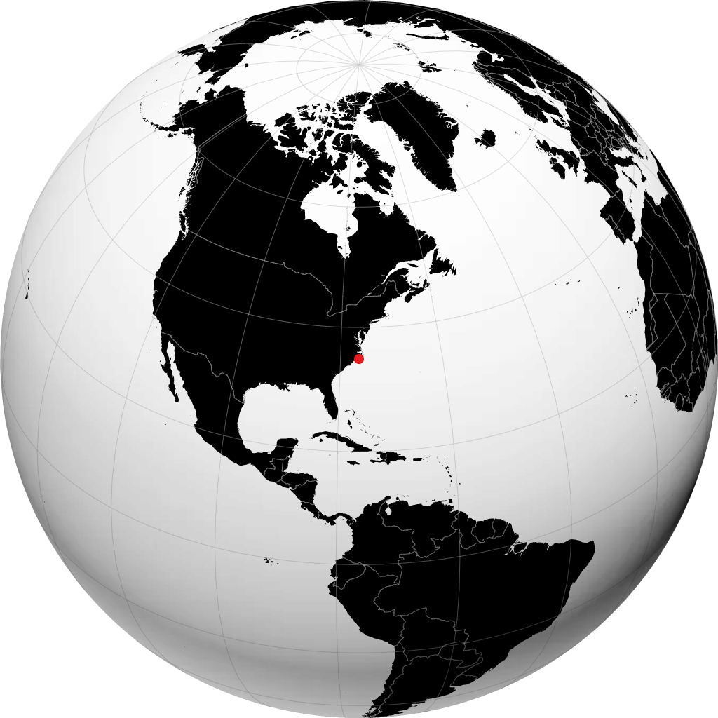 Cedar Island en el globo
