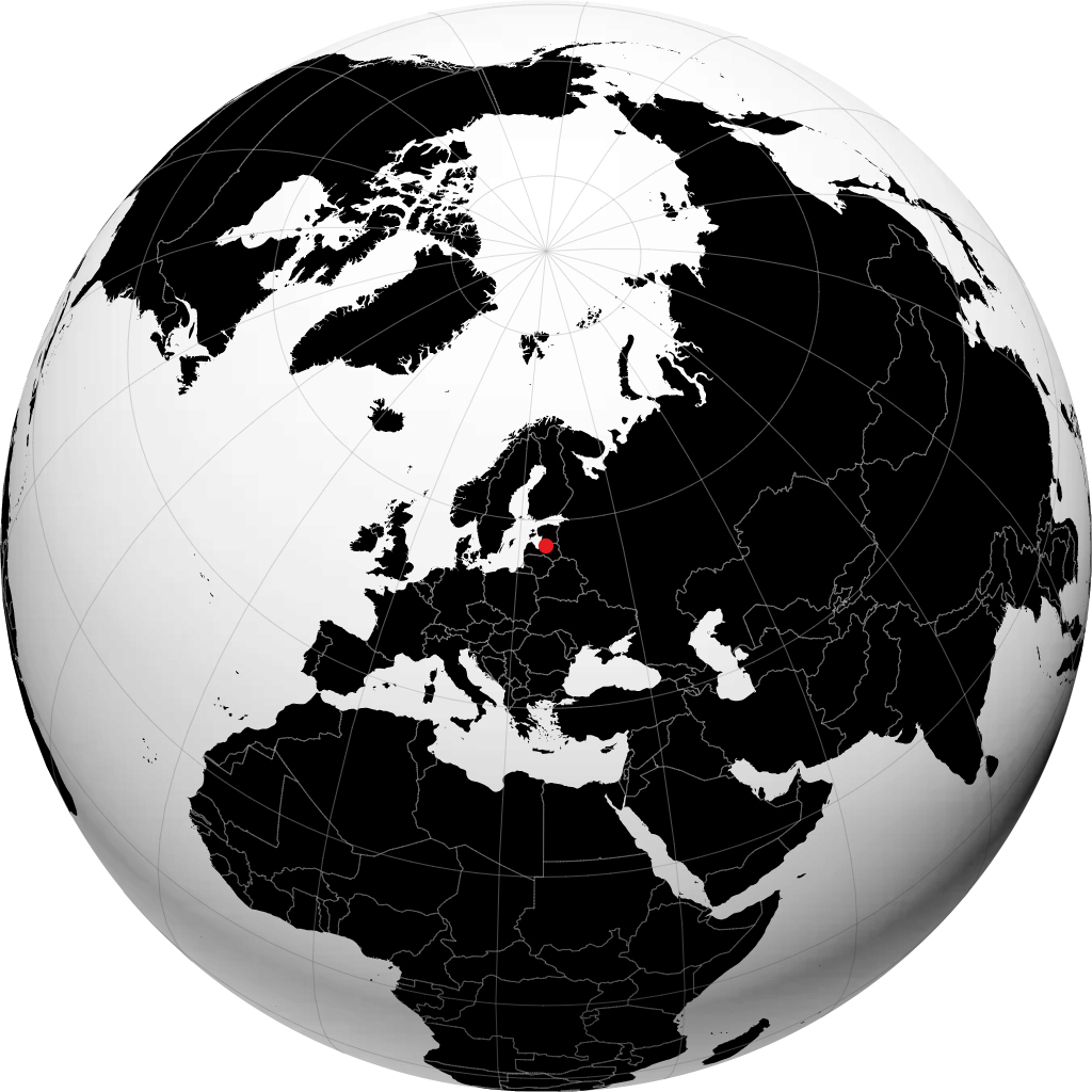 Cēsis en el globo