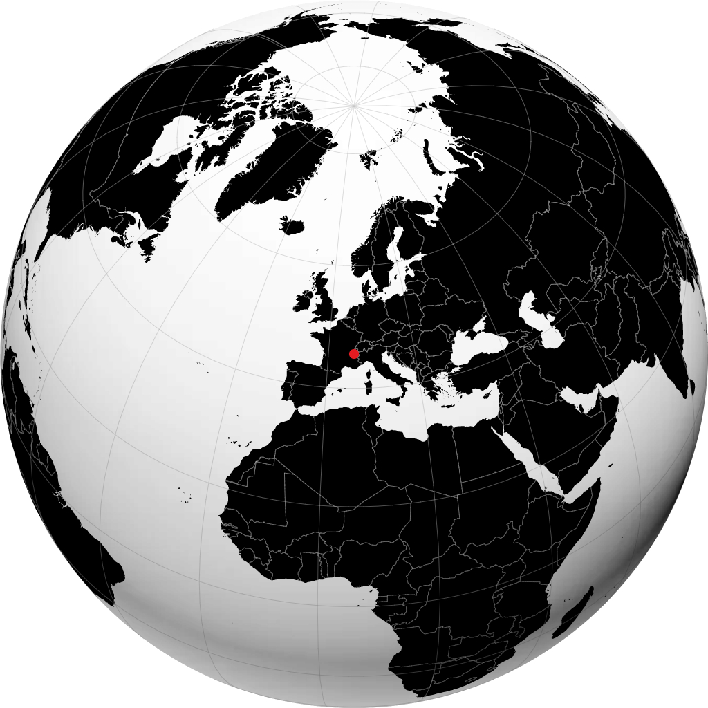 Chambéry en el globo
