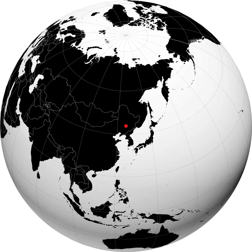 Changchun en el globo