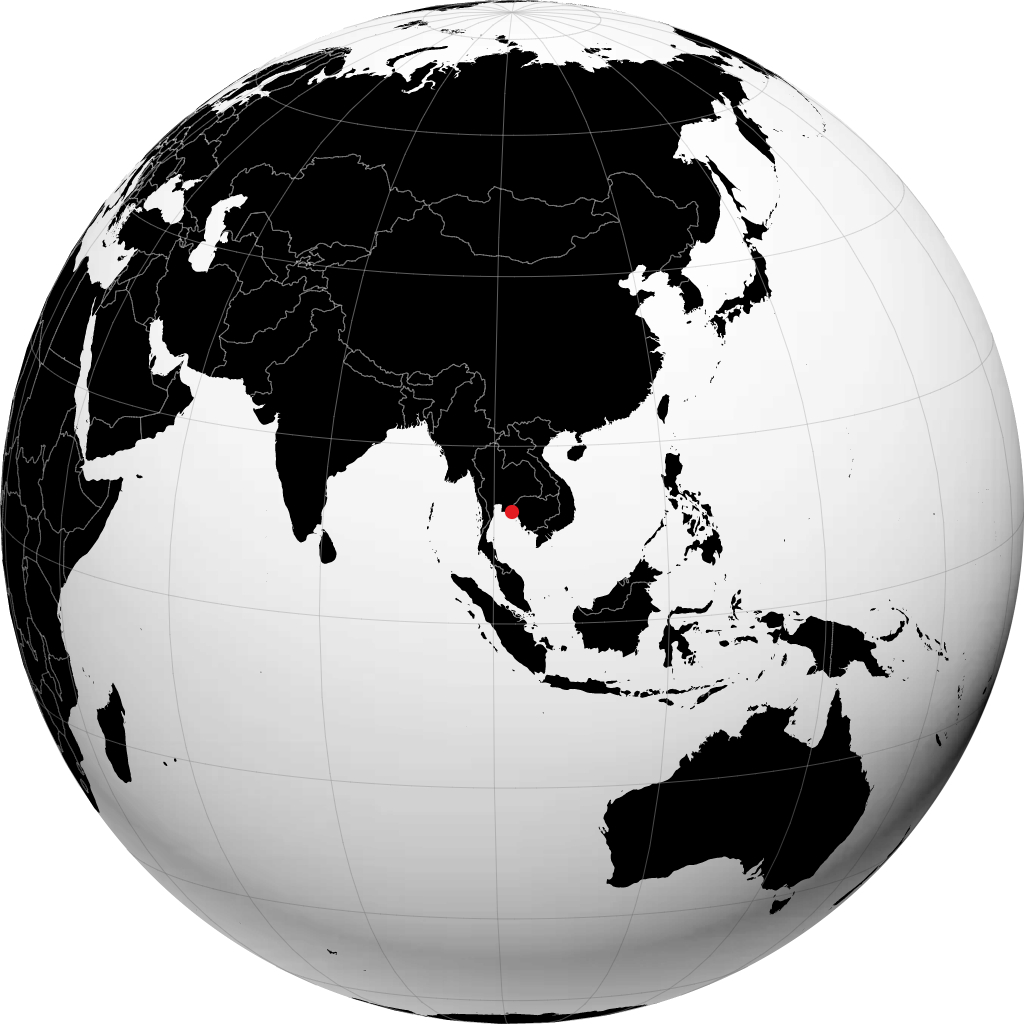 Chanthaburi en el globo