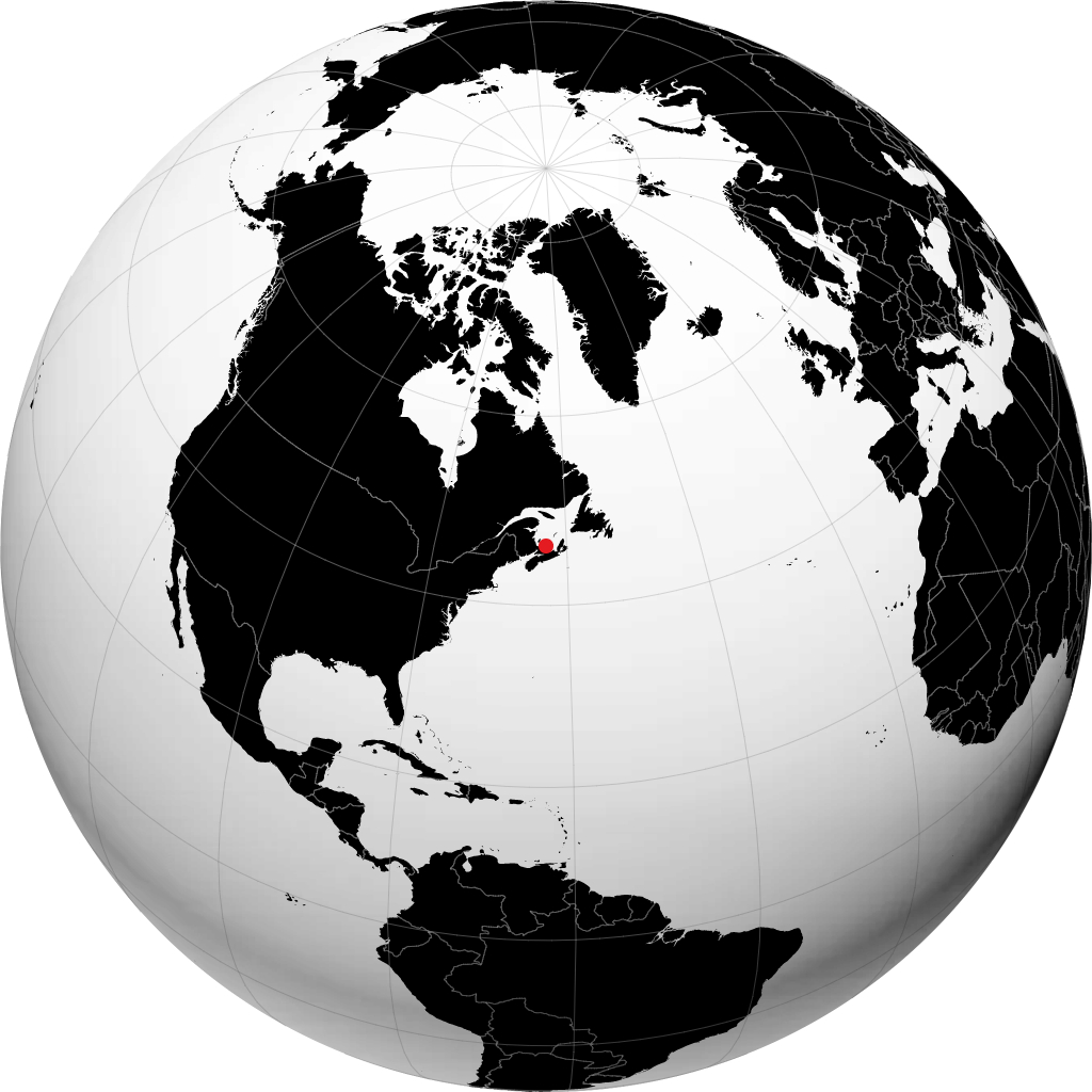 Charlottetown en el globo
