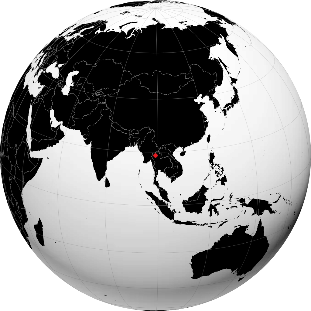 Chiang Mai en el globo