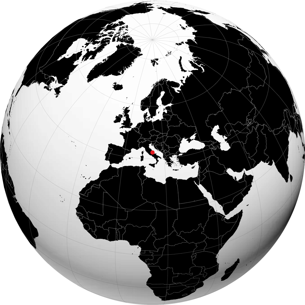 Chieti en el globo