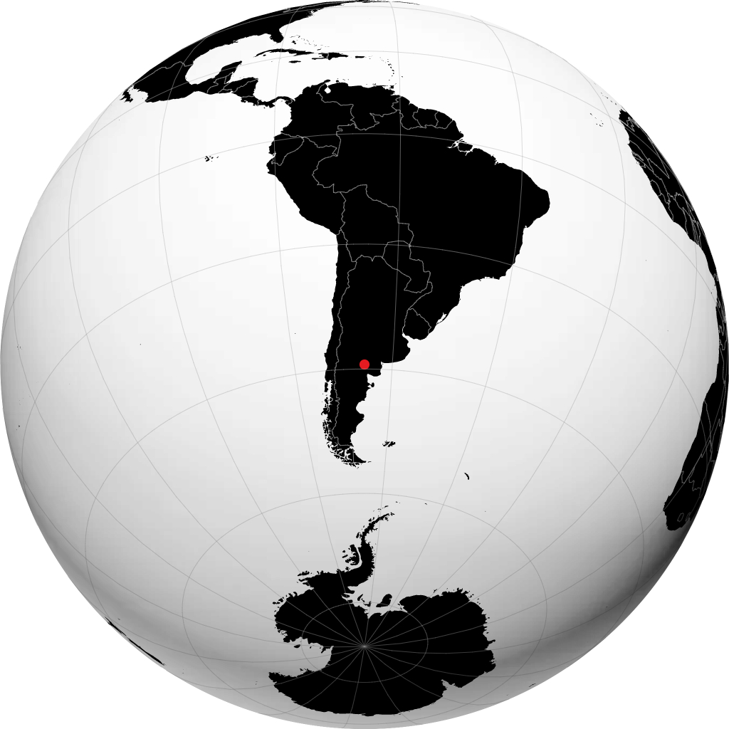 Choele Choel en el globo