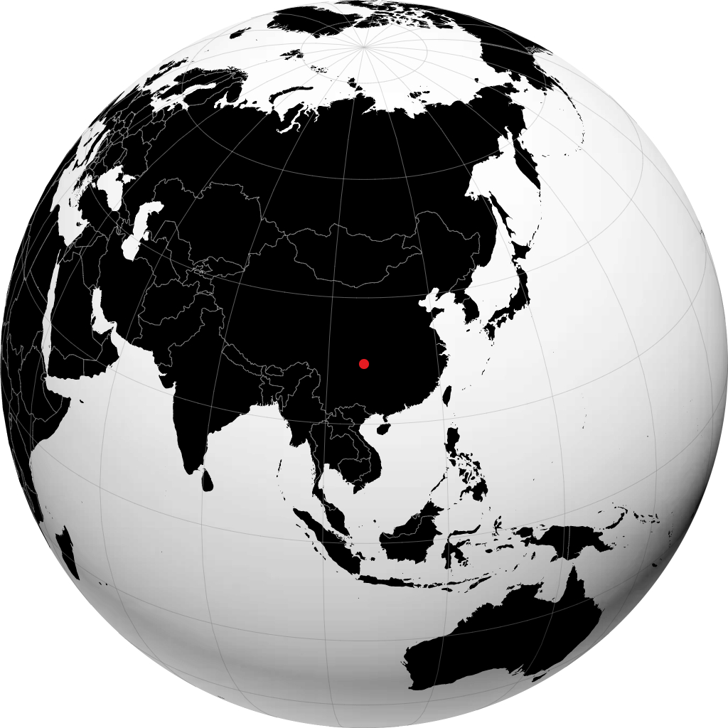 Chongqing en el globo