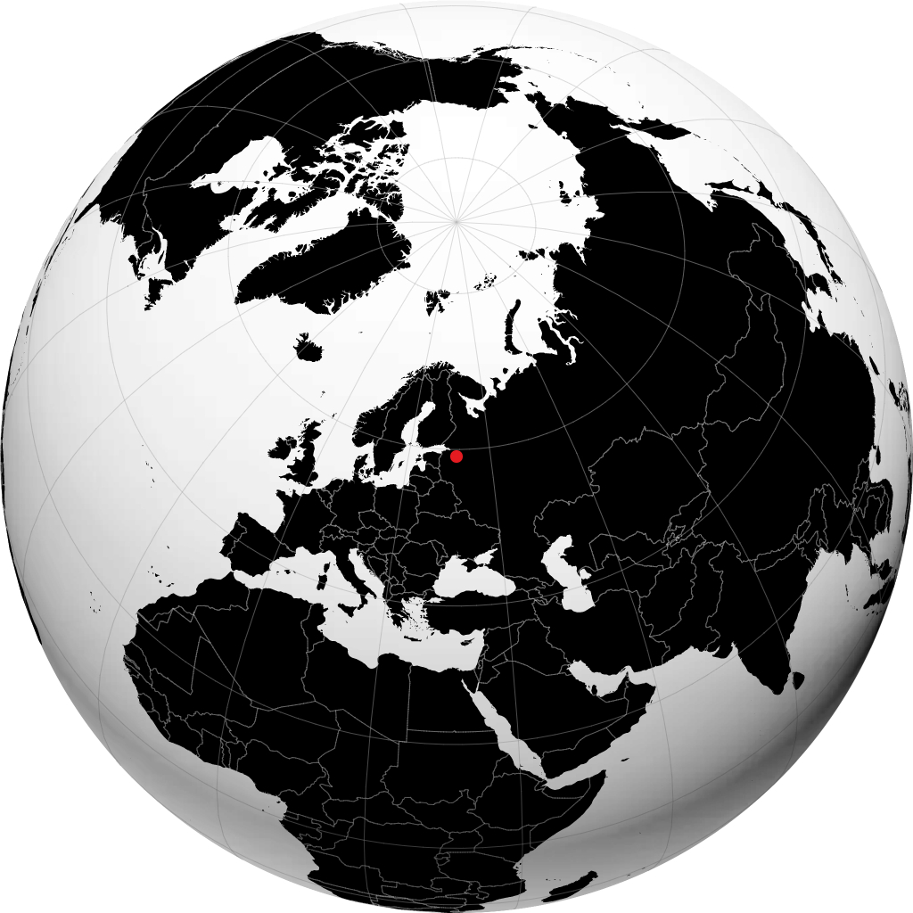 Chudovo en el globo