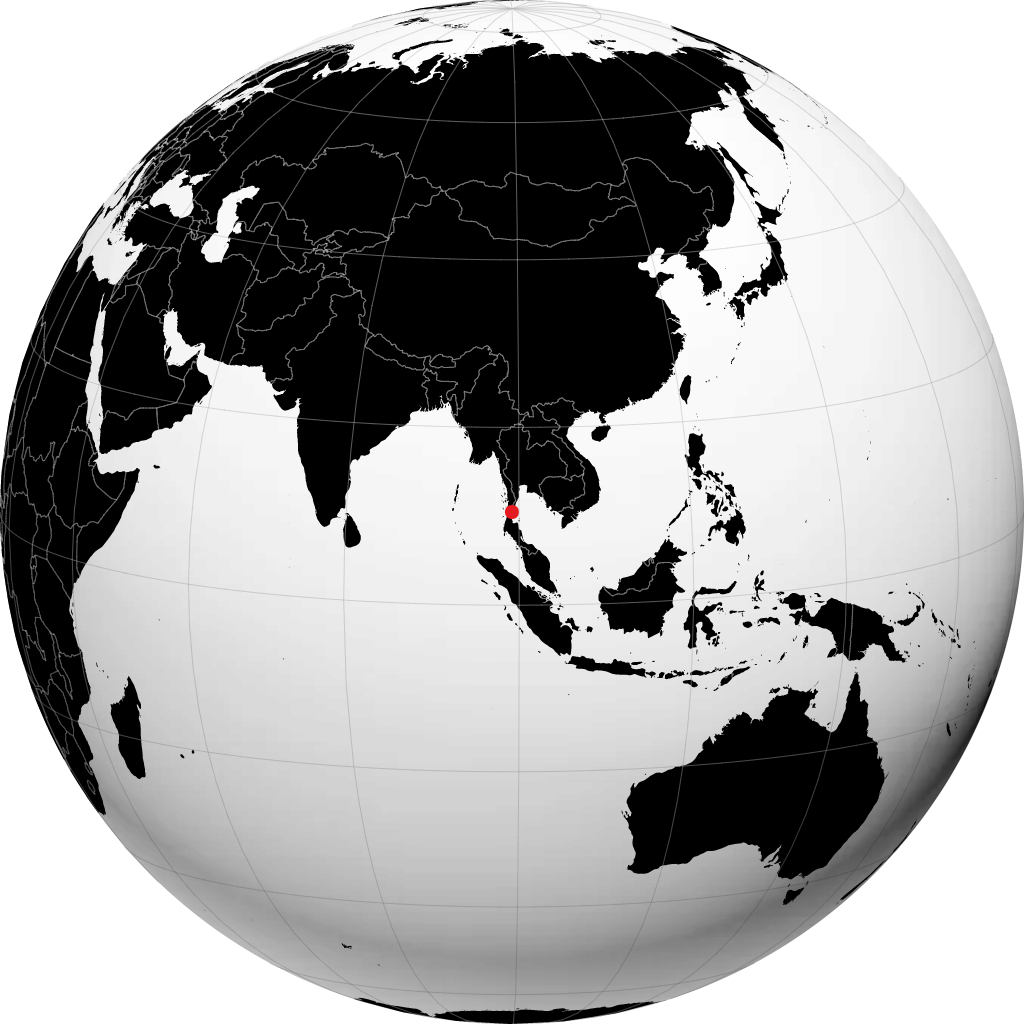 Chumphon en el globo