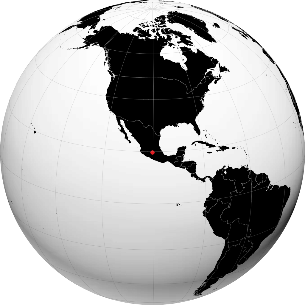 Ciudad Hidalgo en el globo