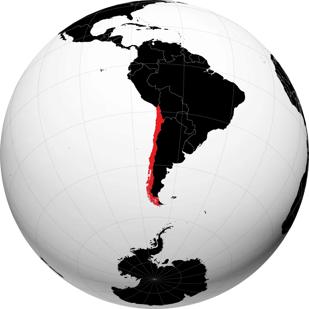 Chile en el globo