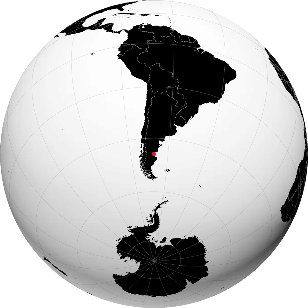 Comodoro Rivadavia en el globo