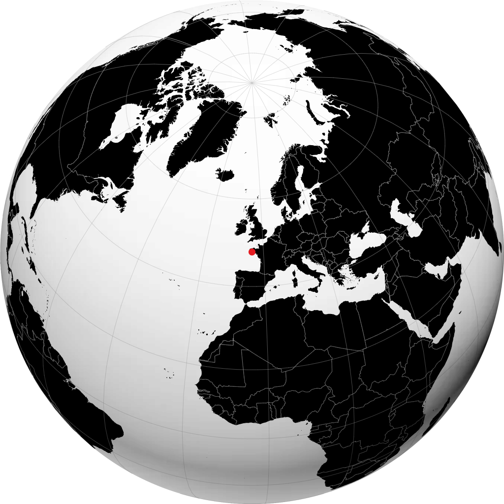 Concarneau en el globo
