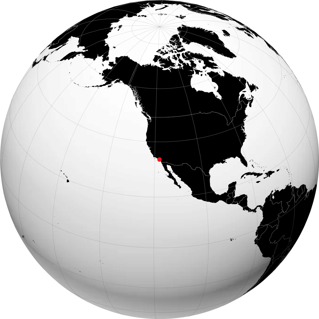 Costa Mesa en el globo