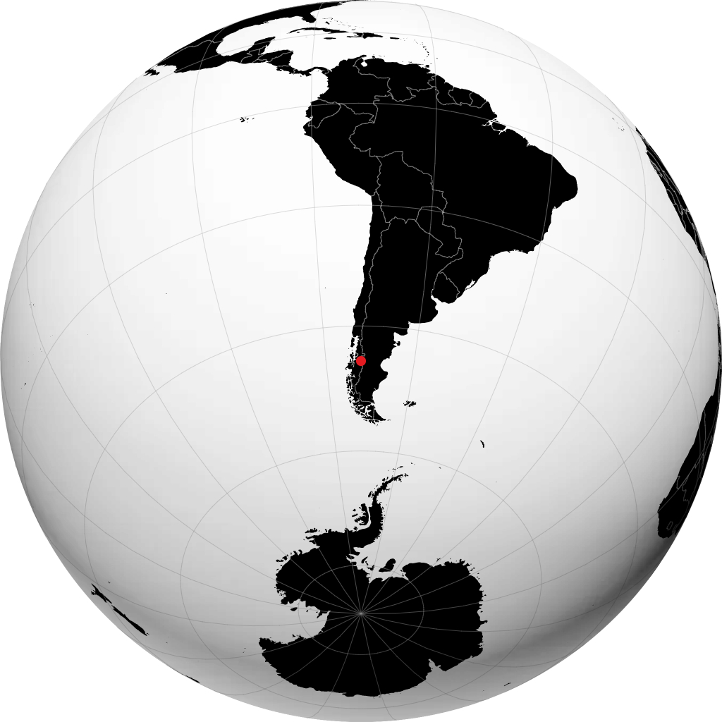 Coyhaique en el globo