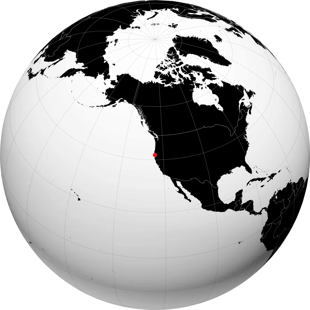 Crescent City en el globo