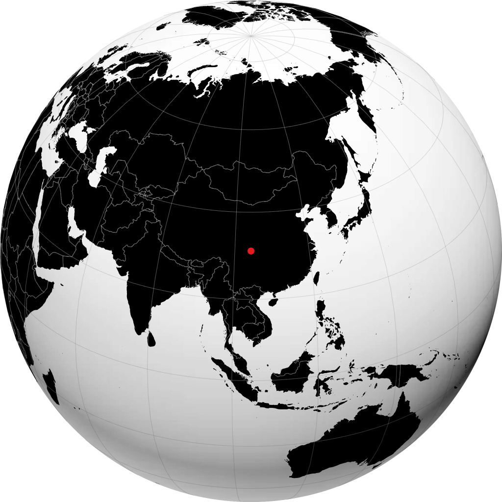 Deyang en el globo