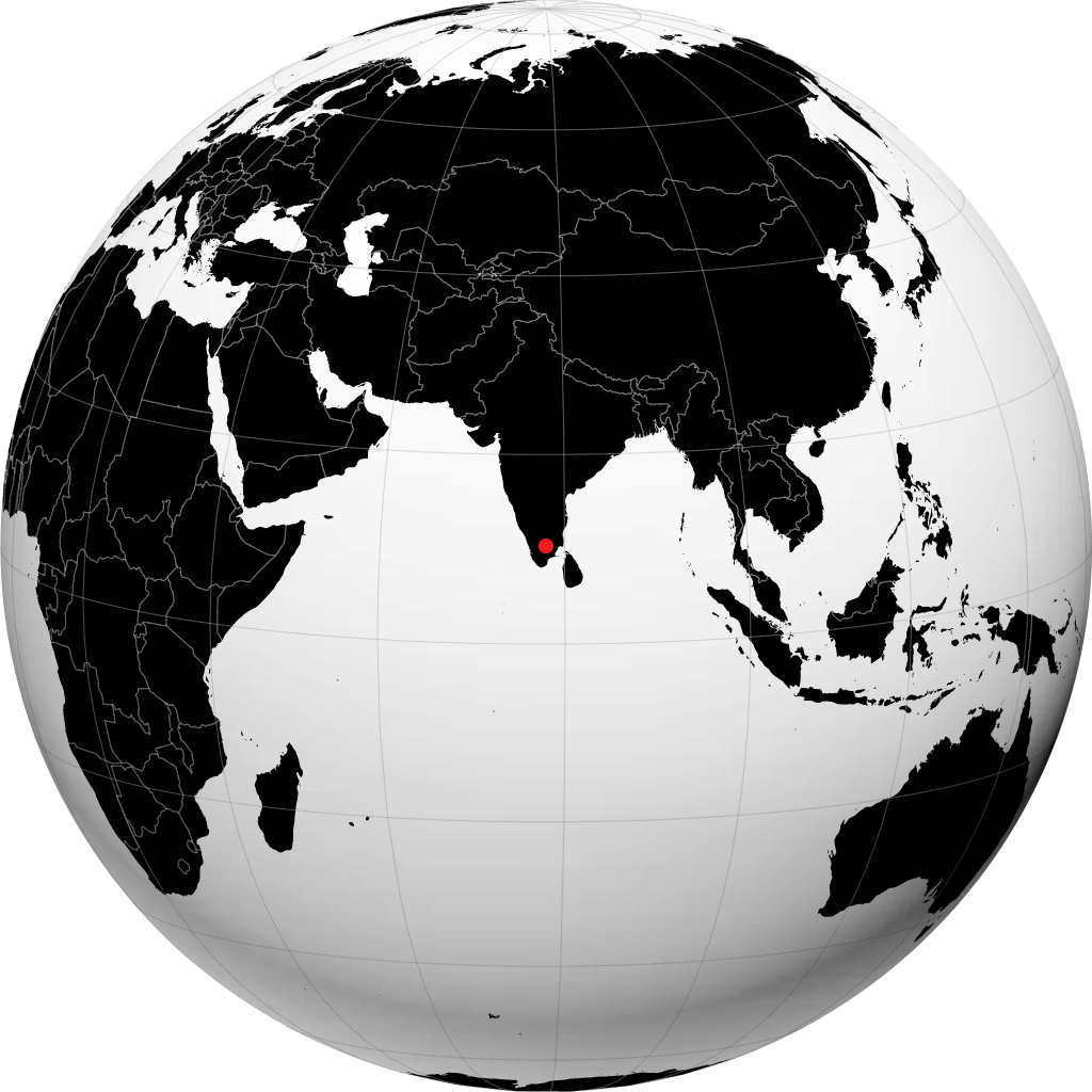 Dindigul en el globo