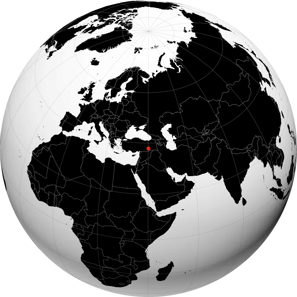 Diyarbakir en el globo