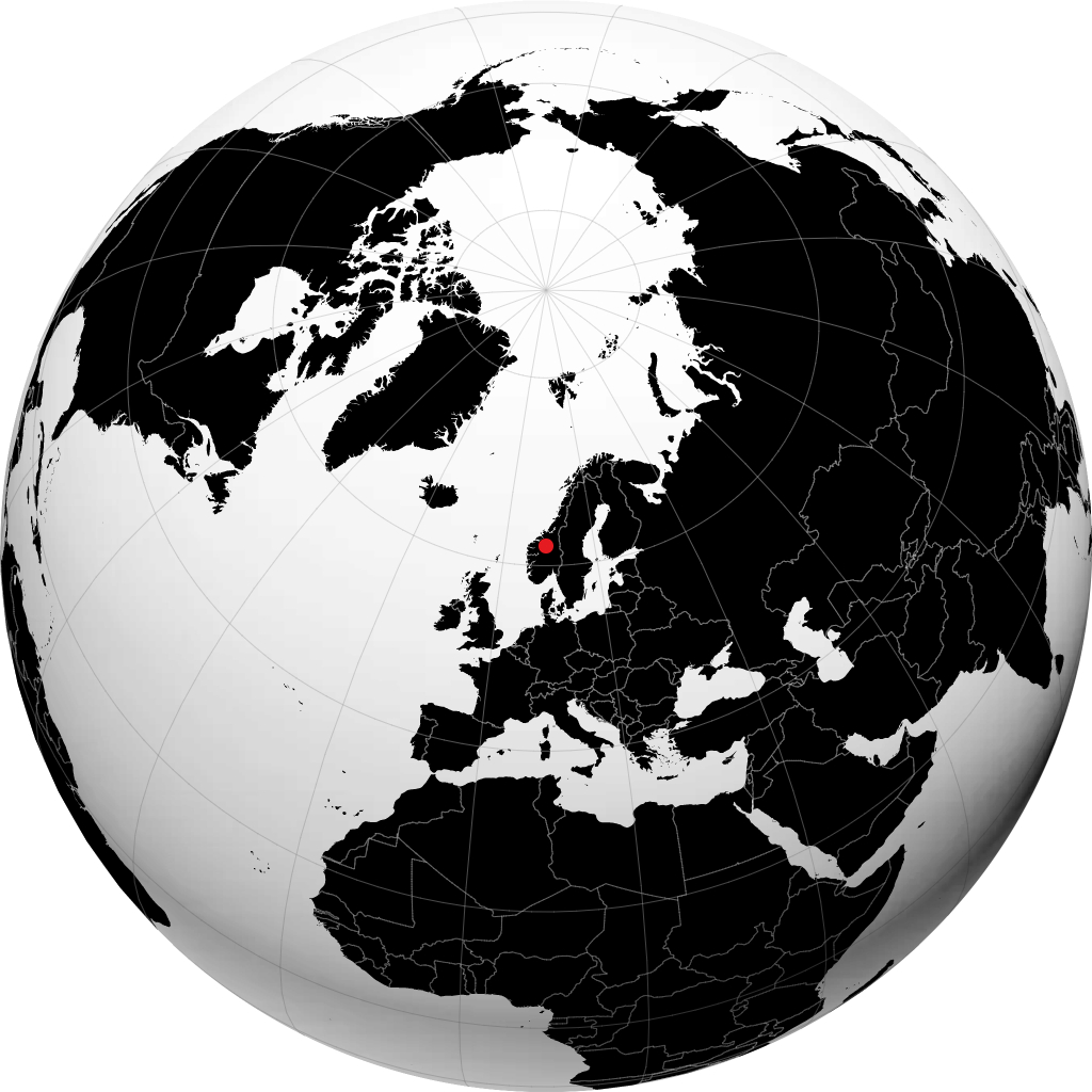 Dombås en el globo