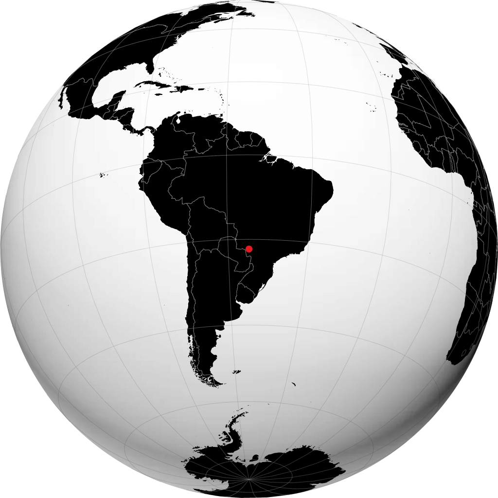 Dourados en el globo