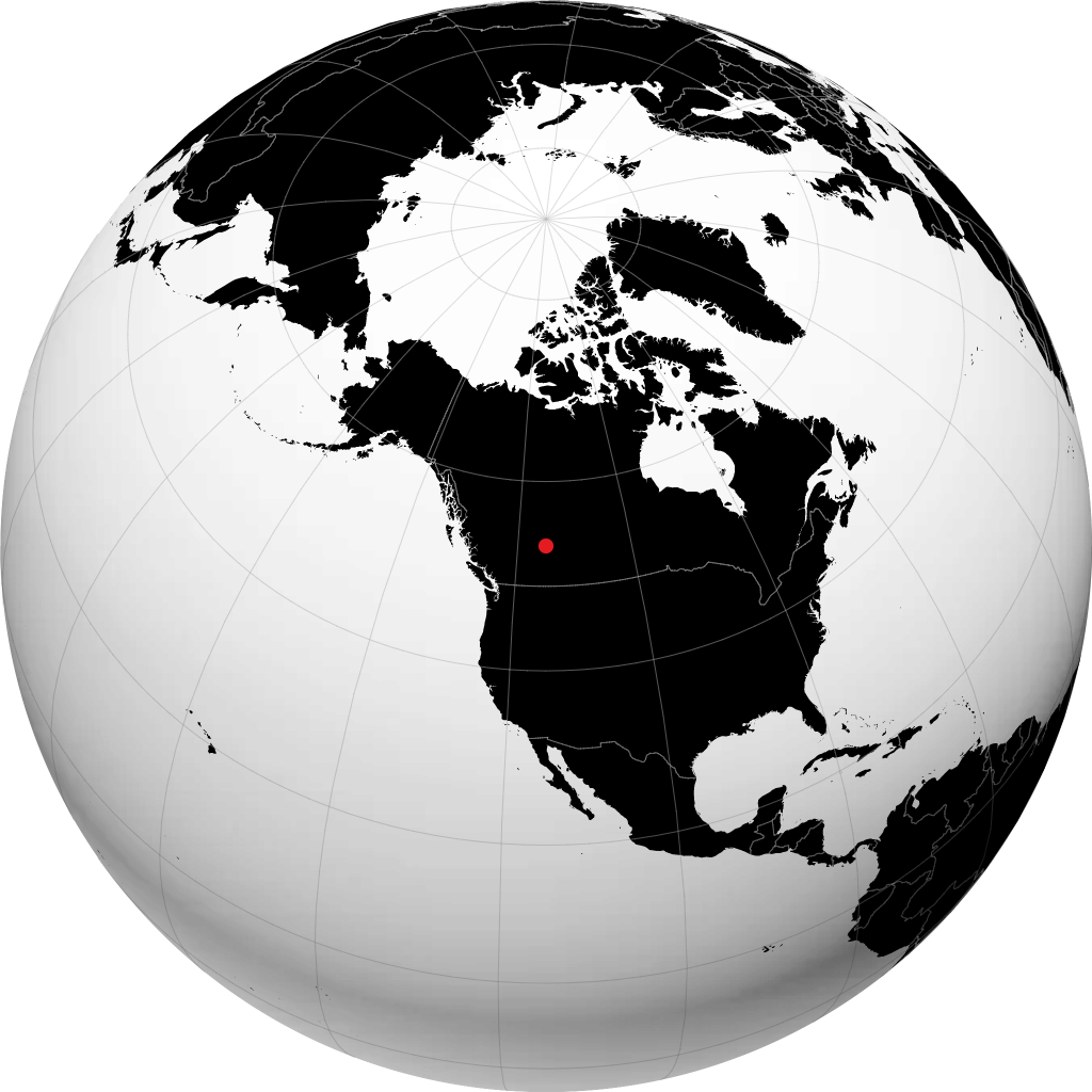 Drayton Valley en el globo
