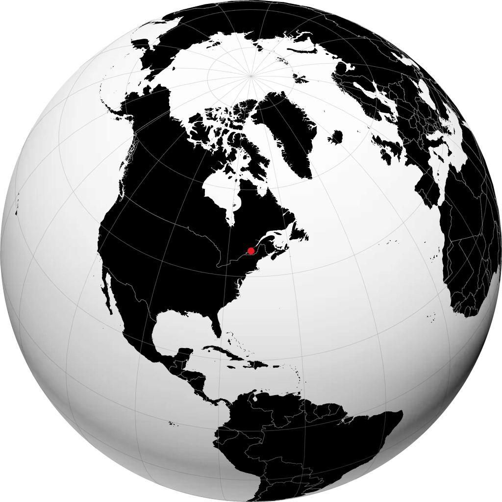 Drummondville en el globo