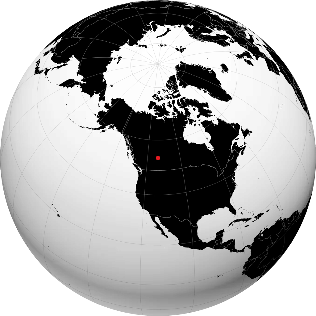 Edmonton en el globo