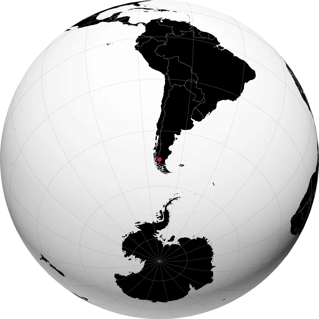 El Calafate en el globo