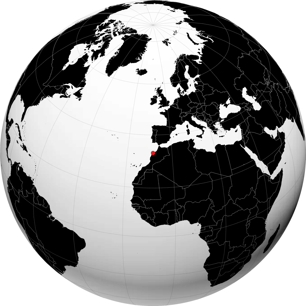 El Jadida en el globo