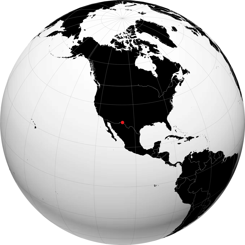 El Paso en el globo