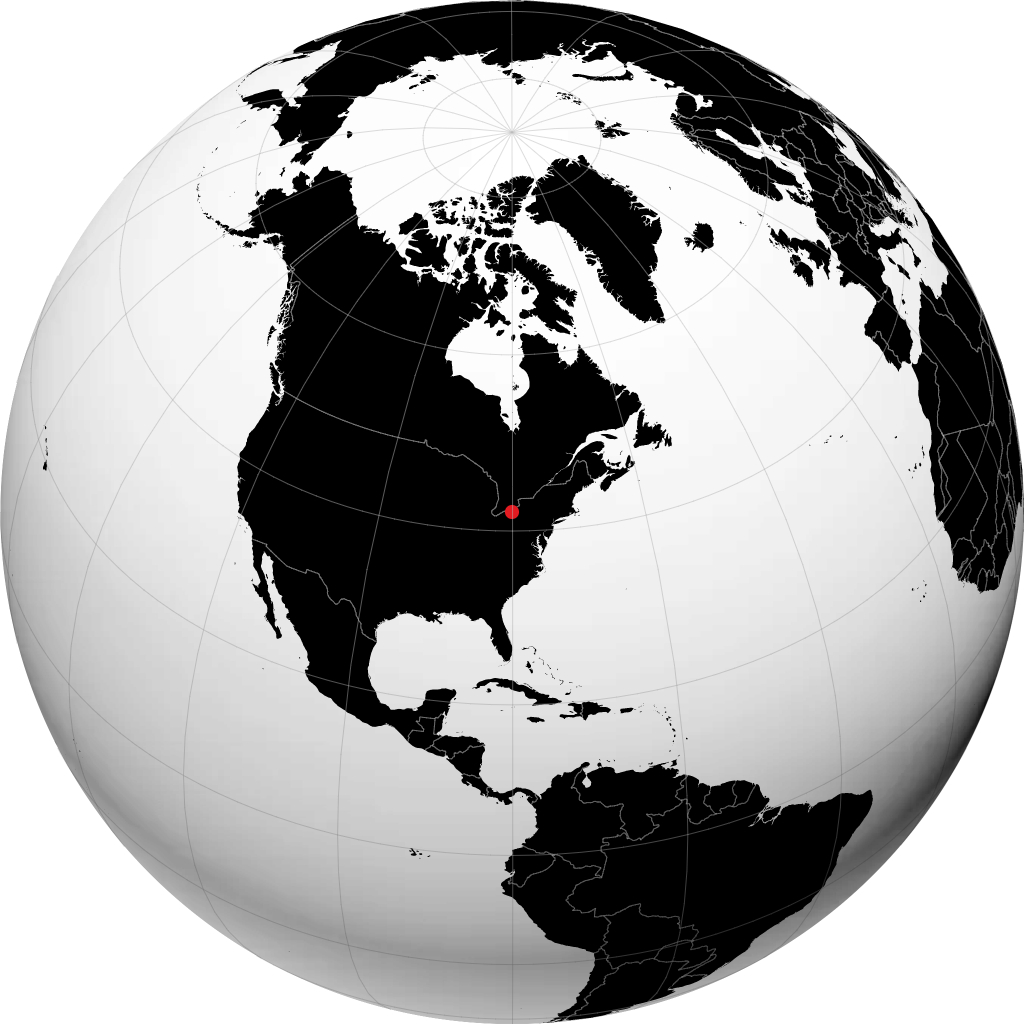 Erie en el globo