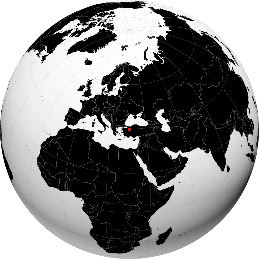 Eskisehir en el globo