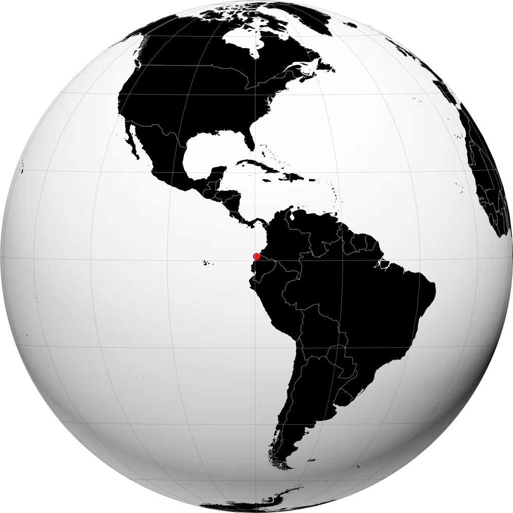 Esmeraldas en el globo