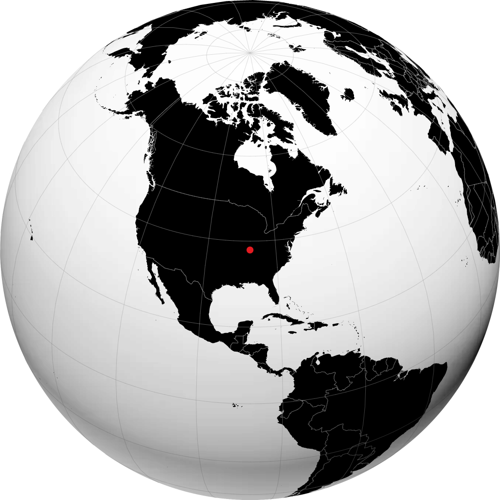 Evansville en el globo