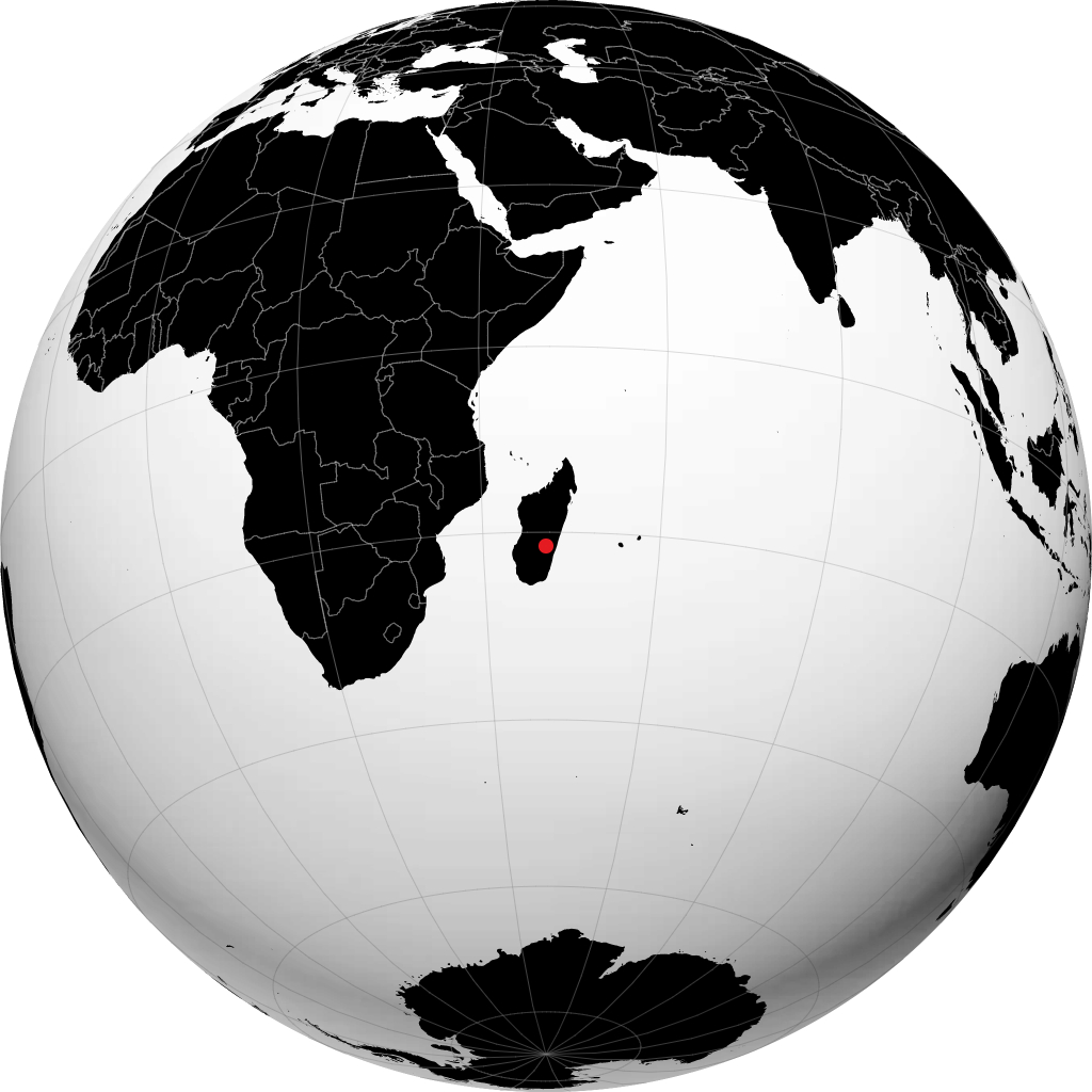 Fianarantsoa en el globo